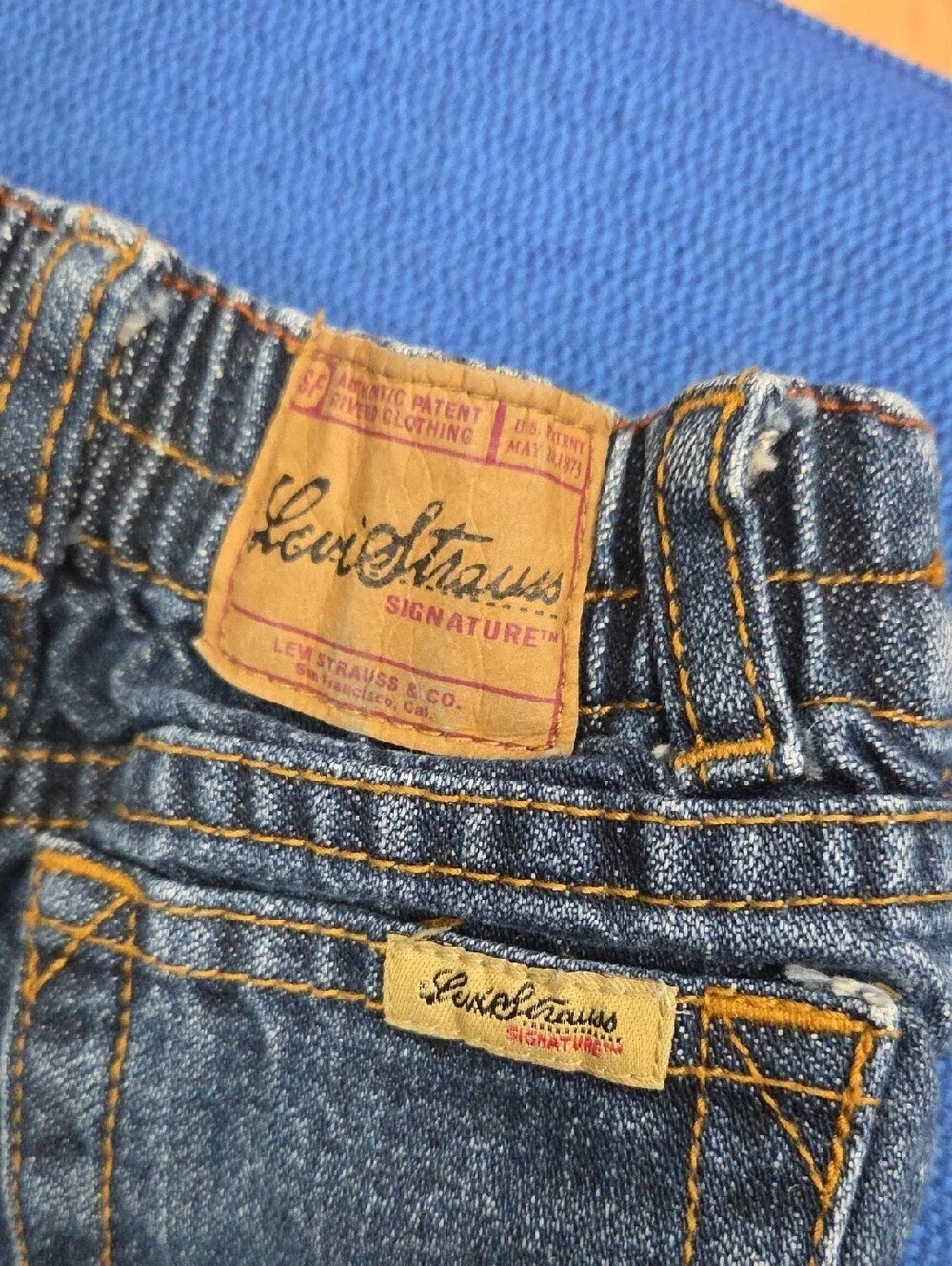 Y2K Levi’s Baby Toddler Jeans Rolled Cuff Size 12 Months
